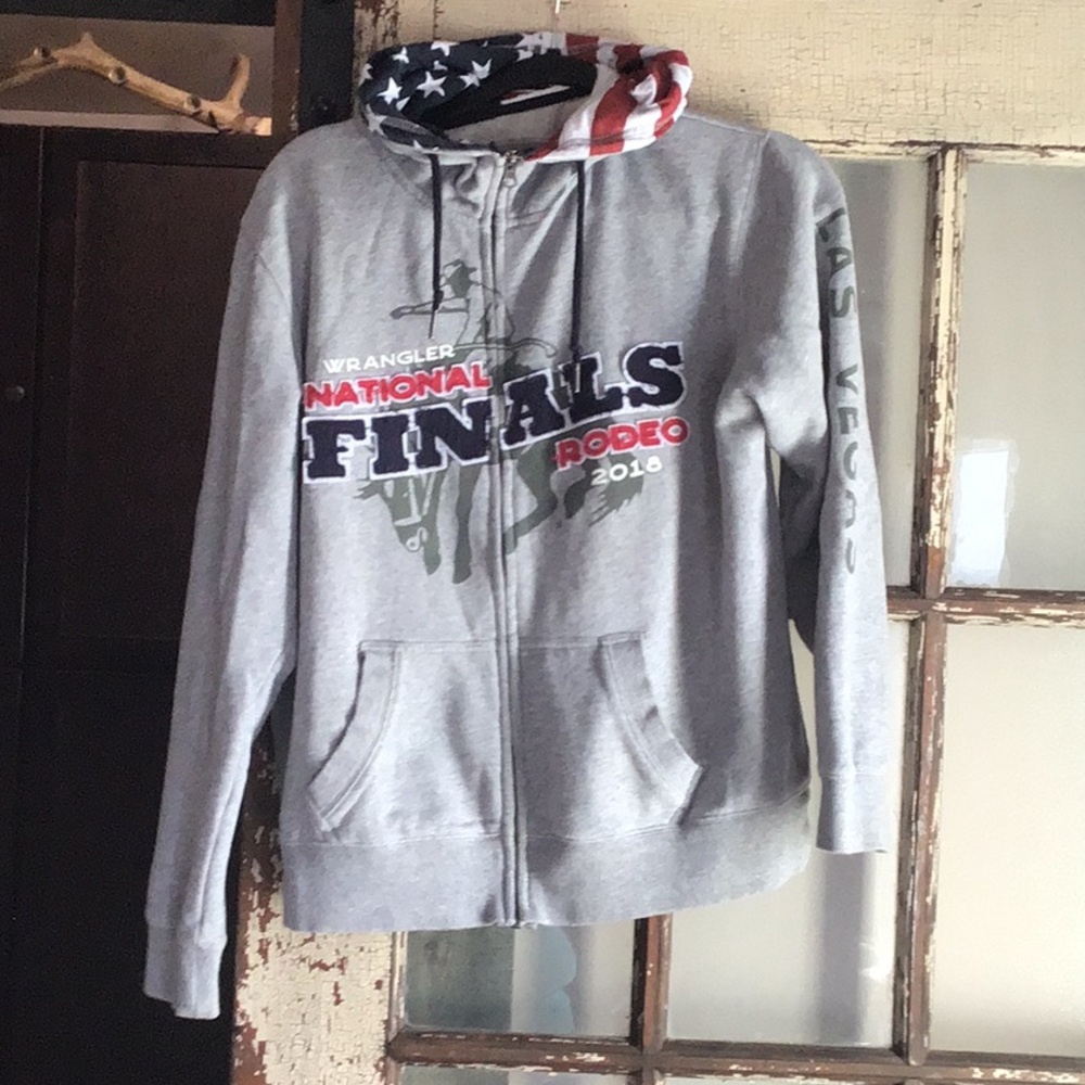 NFR hoodie with zipper